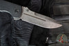 Blackside Customs Terzuola Collaboration- ATCF-E- Prototype- Button Lock Flipper Knife- Black Textured G-10 Handle- Magnacut Acid Washed Blade BSC-TZ-PROTO