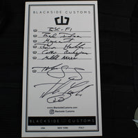 Blackside Customs Bad Idea- OTS Auto Knife- Titanium Handle- Magnacut Matte Stonewash Blade- Copper Backspacer BSC-BA-TI-SW-CU