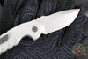 Blackside Customs Bad Idea- OTS Auto Knife- Titanium Handle- Magnacut Matte Stonewash Blade- Copper Backspacer BSC-BA-TI-SW-CU