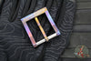 Blackside Customs Modular Belt Buckle - Titanium- Flamed "B"