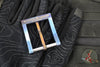 Blackside Customs Modular Belt Buckle - Titanium- Flamed "C"