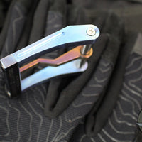 Blackside Customs Modular Belt Buckle - Titanium- Flamed "C"