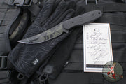 Blackside Customs Cat 5- Persian- Multicam Black Blade Finish- Black G-10 Scales BSC-PER-BLKCAMO-BLKG10