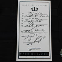 Blackside Customs Cat 5- Covert- Persian- Bounty Hunter Blade Finish- Black G-10 Scales BSC-PERCO-BOUNTY-BLKG10