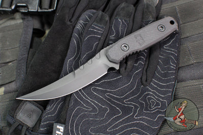 Blackside Customs Cat 5- Covert- Persian- Black Blade Finish- Black G-10 Scales- Black HW BSC-PERCO-BLK-BLKG10