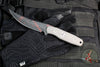 Blackside Customs Cat 5 Fixed Blade- Persian- MOC Blade Finish- Titanium Scales BSC-PER-MOC-TI