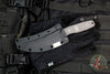 Blackside Customs Cat 5 Fixed Blade- Persian- MOC Blade Finish- Titanium Scales BSC-PER-MOC-TI