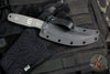Blackside Customs Cat 5 Fixed Blade- Persian- MOC Blade Finish- Titanium Scales BSC-PER-MOC-TI
