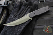 Blackside Customs Cat 5- Persian- OD Green Blade Finish- Black G-10 Scales BSC-PER-OD-BLKG10