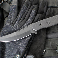 Blackside Customs Cat 5- Persian- Black Blade Finish- Black G-10 Scales BSC-PER-BLK-BLKG10