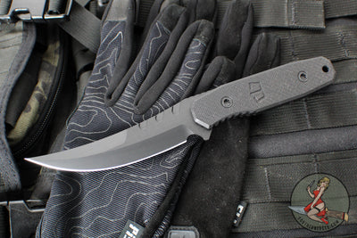 Blackside Customs Cat 5- Persian- Black Blade Finish- Black G-10 Scales BSC-PER-BLK-BLKG10