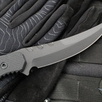 Blackside Customs Cat 5- Persian- Black Blade Finish- Black G-10 Scales BSC-PER-BLK-BLKG10