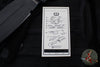 Blackside Customs Fairgate Smachet- Double Edge - Black Aluminum Handle Scales- Black Finished PSB27 Blade- Black HW BSC-FAIR-BLK-BLKA