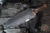 Blackside Customs Fairgate Smachet- Double Edge - Cordovan Black Over Copper Handle Scales- Black Finished PSB27 Blade- Black HW BSC-FAIR-BLK-BLKCU