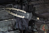 Blackside Customs Fairgate Smachet- Double Edge - Bastinelli Wrapped Handle With Starlingear Silver Menuki- Sumi Finished PSB27 Blade BSC-FAIR-BASTSTAR-SUMI