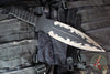Blackside Customs Fairgate Smachet- Double Edge - Bastinelli Wrapped Handle With Starlingear Silver Menuki- Sumi Finished PSB27 Blade BSC-FAIR-BASTSTAR-SUMI