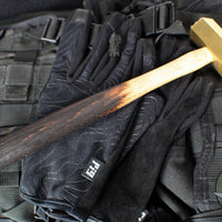 Blackside Customs Hammer- Birch Handle- Brass "Big Tendy" Tenderizer Head  BSC-HAMMER-TENDER2