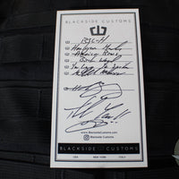 Blackside Customs Hammer- Birch Handle- Brass "Big Tendy" Tenderizer Head  BSC-HAMMER-TENDER2