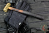 Blackside Customs Hammer- Birch Handle- Brass Double Logo Head  BSC-HAMMER-DLOGO