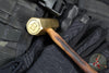Blackside Customs Hammer- Birch Handle- Brass Double Logo Head  BSC-HAMMER-DLOGO