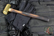 Blackside Customs Hammer- Birch Handle- Brass Tenderizer Head  BSC-HAMMER-TENDER