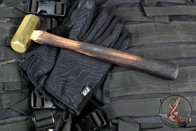 Blackside Customs Hammer- Birch Handle- Brass Tenderizer Head  BSC-HAMMER-TENDER