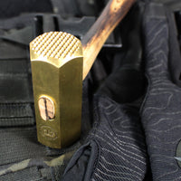 Blackside Customs Hammer- Birch Handle- Brass Tenderizer Head  BSC-HAMMER-TENDER