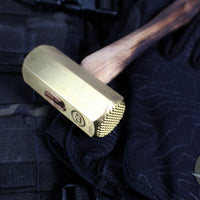 Blackside Customs Hammer- Birch Handle- Brass Tenderizer Head  BSC-HAMMER-TENDER