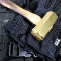 Blackside Customs Hammer- Birch Handle- Brass Tenderizer Head  BSC-HAMMER-TENDER