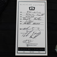 Blackside Customs Kimura- Covert- Bounty Hunter Blade Finish- Black G-10 Scales BSC-K1CO-BOUNTY-BLKG10