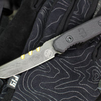 Blackside Customs Kimura- Covert- Bounty Hunter Blade Finish- Black G-10 Scales BSC-K1CO-BOUNTY-BLKG10