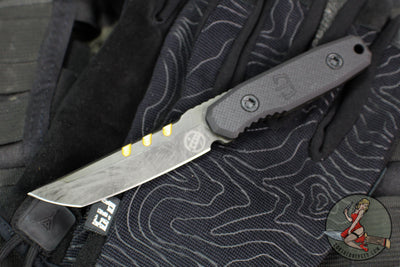 Blackside Customs Kimura- Covert- Bounty Hunter Blade Finish- Black G-10 Scales BSC-K1CO-BOUNTY-BLKG10