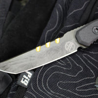 Blackside Customs Kimura- Covert- Bounty Hunter Blade Finish- Black G-10 Scales BSC-K1CO-BOUNTY-BLKG10