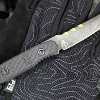 Blackside Customs Kimura- Covert- Bounty Hunter Blade Finish- Black G-10 Scales BSC-K1CO-BOUNTY-BLKG10