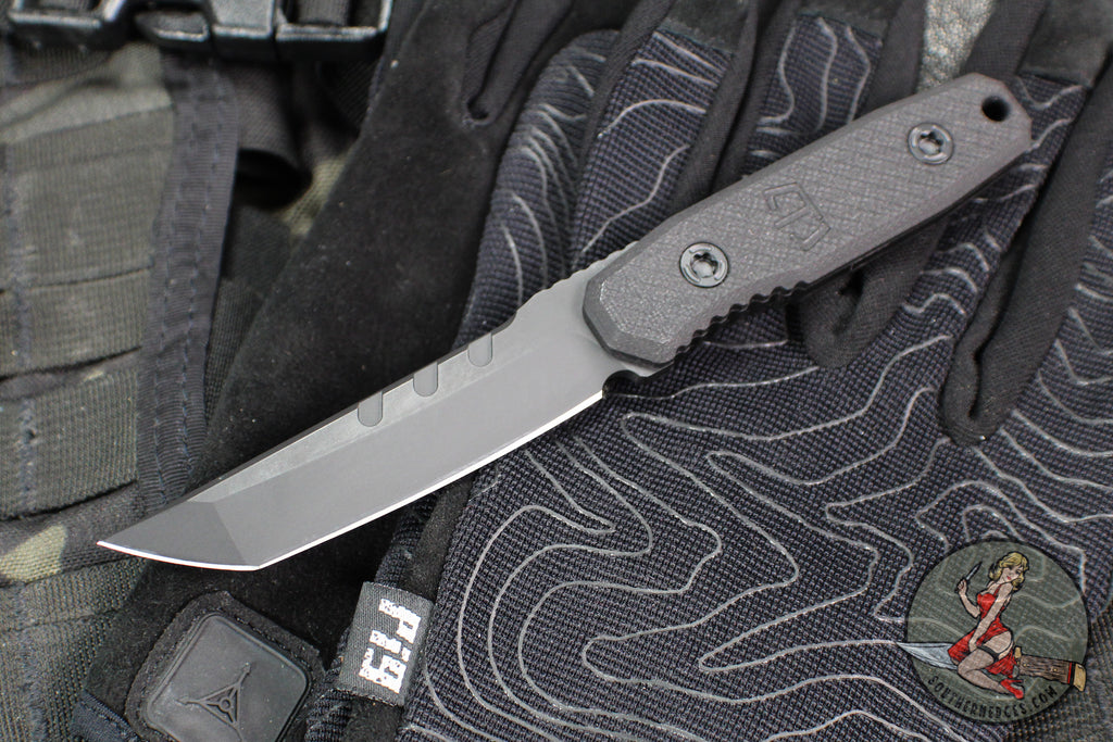 Blackside Customs Kimura- Covert- Black Blade Finish- Black G-10 Scales- Black HW BSC-K1CO-BLK-BLKG10