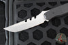 Blackside Customs Kimura Fixed Blade - Reaper Back Cut- Stonewash Blade Finish- Black G-10 Scales BSC-K1-REAPER-SW-BLKG10