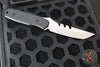 Blackside Customs Kimura Fixed Blade - Reaper Back Cut- Stonewash Blade Finish- Black G-10 Scales BSC-K1-REAPER-SW-BLKG10