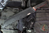 Blackside Customs Kyoto Drifter Fixed Blade Wharncliffe Wakizashi- Old Glory Blade Finish- Black G-10 Scales- Black HW BSC-KD-GLORY-BLKG10