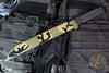 Blackside Customs Kyoto Drifter Fixed Blade Wharncliffe Wakizashi- Woodland Topo Camo Blade Finish- Black G-10 Scales- Black HW BSC-KD-WOODTOPO-BLKG10