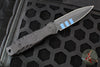 Blackside Customs Phase 7 SDM- Double Edge Dagger - Black Aluminum Handle Scales- Black Sub Zero Finished Blade BSC-P7SDM-BLKA-SUBZERO