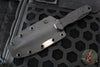 Blackside Customs Phase 7 SDM- Double Edge Dagger - Black Aluminum Handle Scales- Black Sub Zero Finished Blade BSC-P7SDM-BLKA-SUBZERO