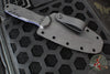 Blackside Customs Phase 7 SDM- Double Edge Dagger - Black Aluminum Handle Scales- Purple Half Tone Camo Finished Blade BSC-P7SDM-BLKA-PUCA