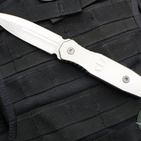 Blackside Customs Phase 7 SDM- Double Edge Dagger - Titanium Scales- Stonewash Blade BSC-P7SDM-TI-SW