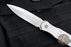 Blackside Customs Phase 7 SDM- Double Edge Dagger - Titanium Scales- Stonewash Blade BSC-P7SDM-TI-SW