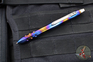 Blackside Customs Titanium Pen - Flamed and Polished v5