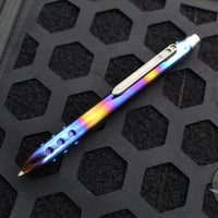 Blackside Customs Titanium Pen - Flamed and Polished v4