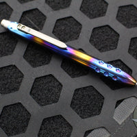 Blackside Customs Titanium Pen - Flamed and Polished v4