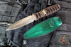 Blackside Customs Phase 7 SDM- Double Edge Dagger - Bastinelli Brown Cord Wrapped Handle- Starlingear Menuki- Mike Irie Hand Ground Magnacut Blade BSC-P7SDM-HG-BAST-STAR
