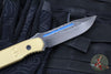 Blackside Customs Plan B Fixed Blade - Beskar Finish- Brass Scales BSC-PB-BESKAR-BR