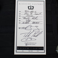 Blackside Customs Plan B- Covert- Bounty Hunter Blade Finish- Black G-10 Scales BSC-PBCO-BOUNTY-BLKG10